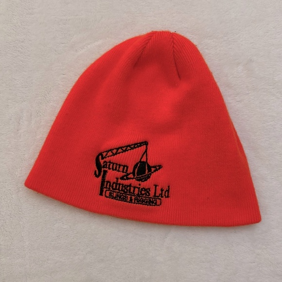 Vintage Saturn Industries Ltd Nein Orange Beanie - Picture 1 of 4